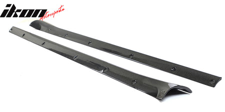 Fits 21-23 Tesla Model S Revozport Gloss Carbon Fiber Side Skirts Splitter Panel