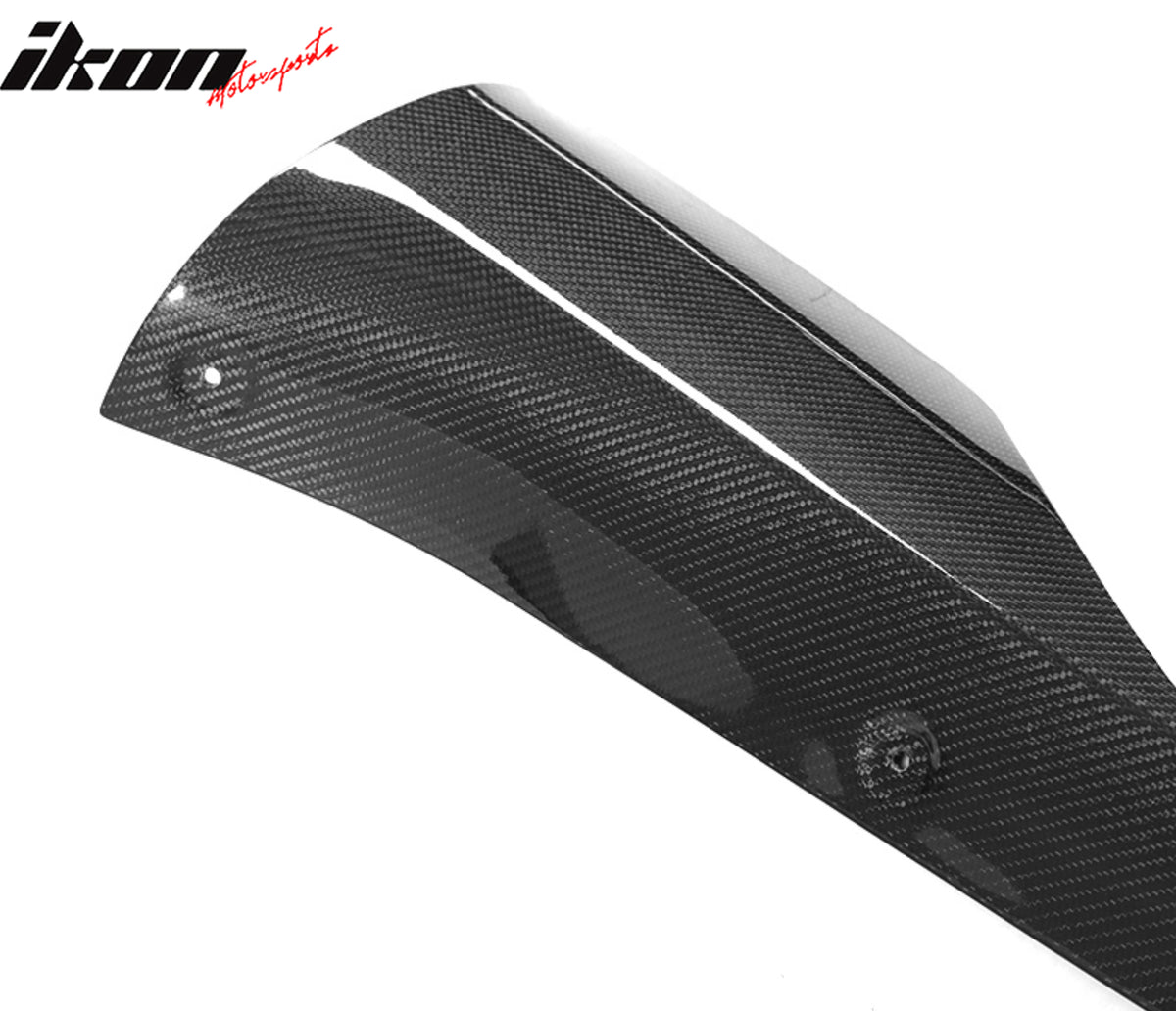 Fits 21-23 Tesla Model S Revozport Gloss Carbon Fiber Side Skirts Splitter Panel