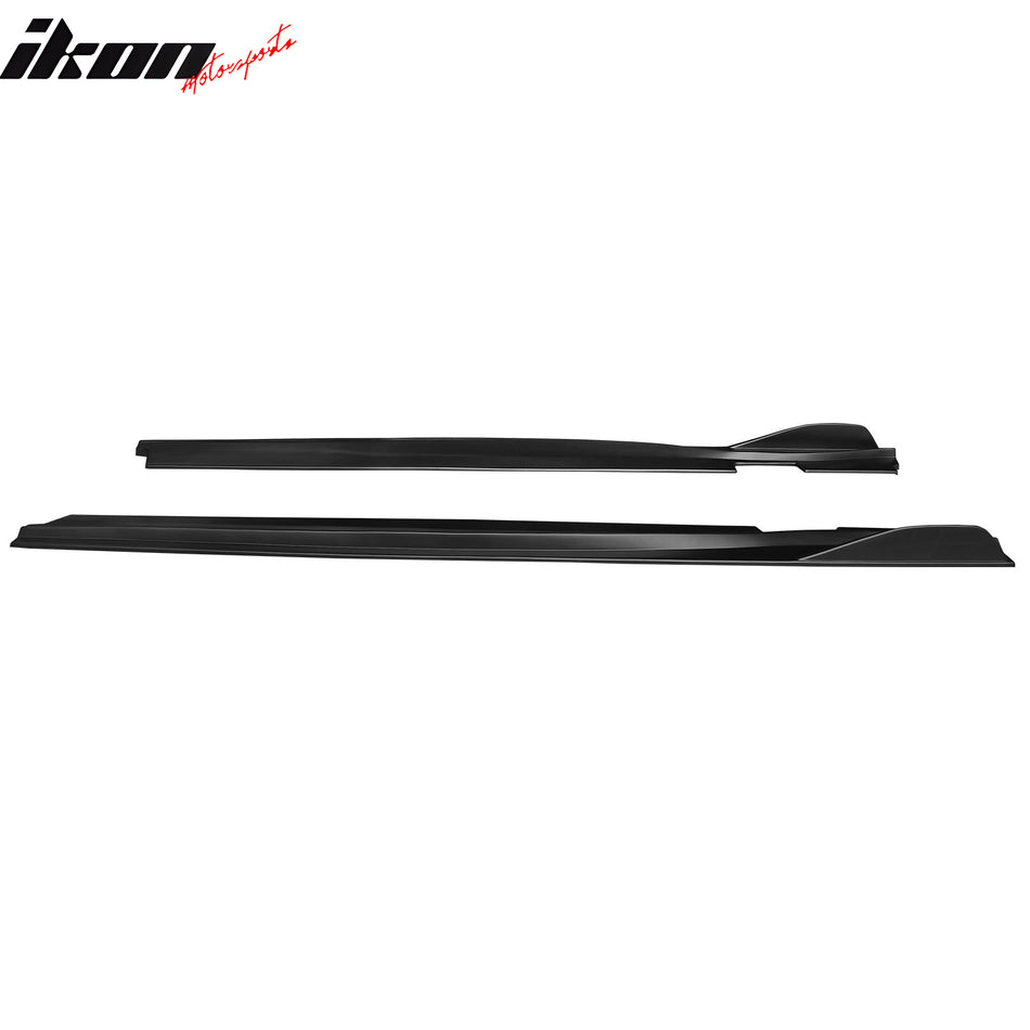 2022-2024 Toyota GR86 & Subaru BRZ IKON V2 Side Skirts Matte Black ABS