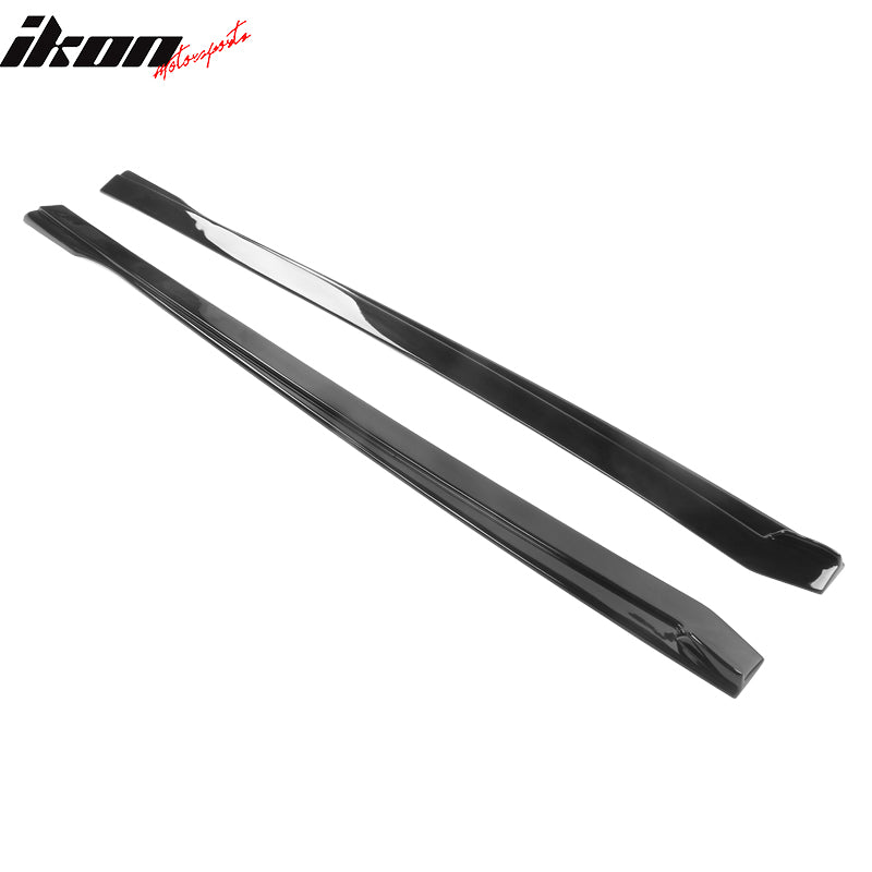 Fits 20-23 Toyota GR Supra A90 IKON Style 2PCS Side Skirts Panel PP Matte Black