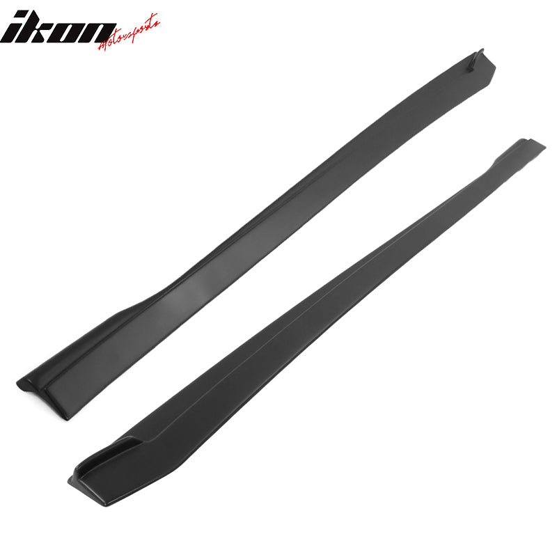 Fits 20-23 Toyota GR Supra A90 IKON Style 2PCS Side Skirts Panel PP Matte Black