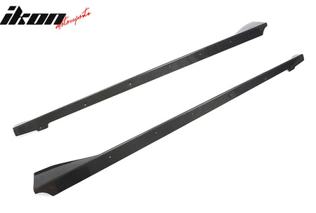 Fit 20-24 Toyota GR Supra A90 A91 MK5 MZ Speed Side Skirts Gloss Carbon Fiber CF