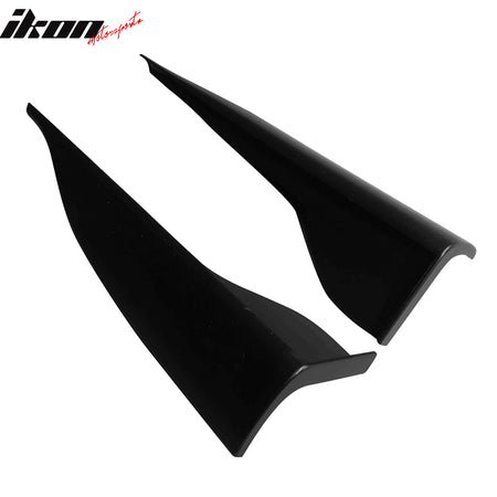 Universal V2 Style Endcaps Add On For Side Skirt Extensions - PP