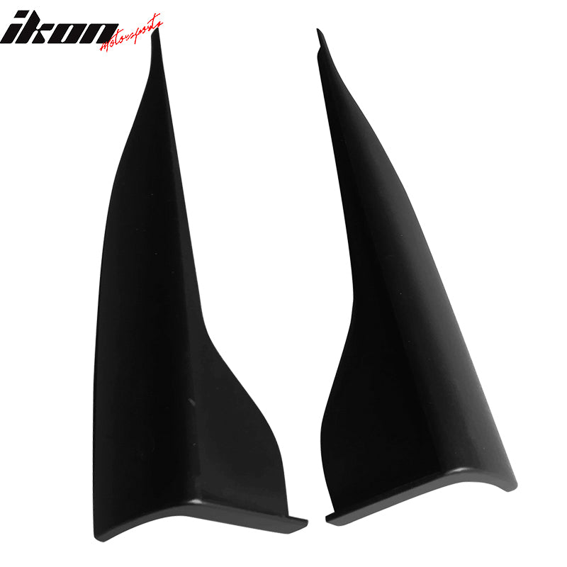 Universal V2 Style Endcaps Add On For Side Skirt Extensions - PP