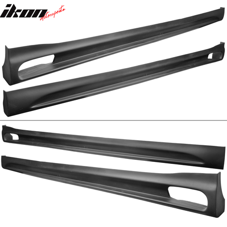 Fits 10-14 Volkswagen VW Golf RG Style Front Bumper Lip + 2PCS Side Skirts PU