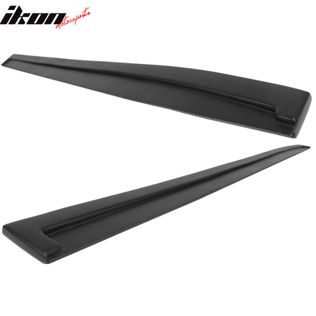 Fits 16-19 Lexus GS F 2PCS Side Skirts Extension Lip Rocker Panel PP Matte Black