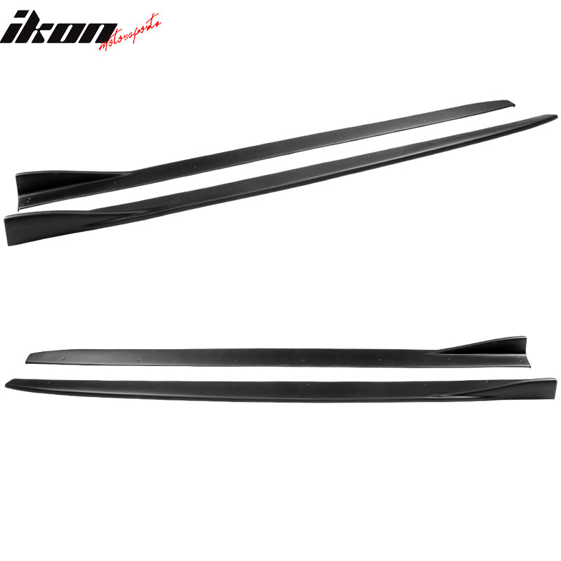 Fits 13-20 Lexus GS F Sport Side Skirts Panel Extension Matte Black Pair - PP