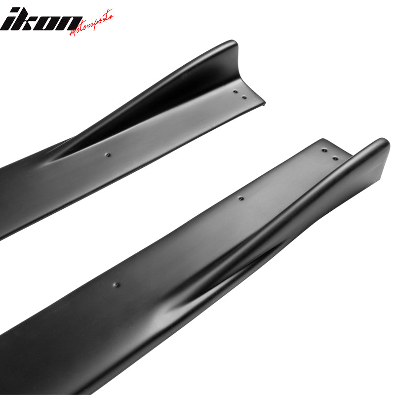 Fits 13-20 Lexus GS F Sport Side Skirts Panel Extension Matte Black Pair - PP