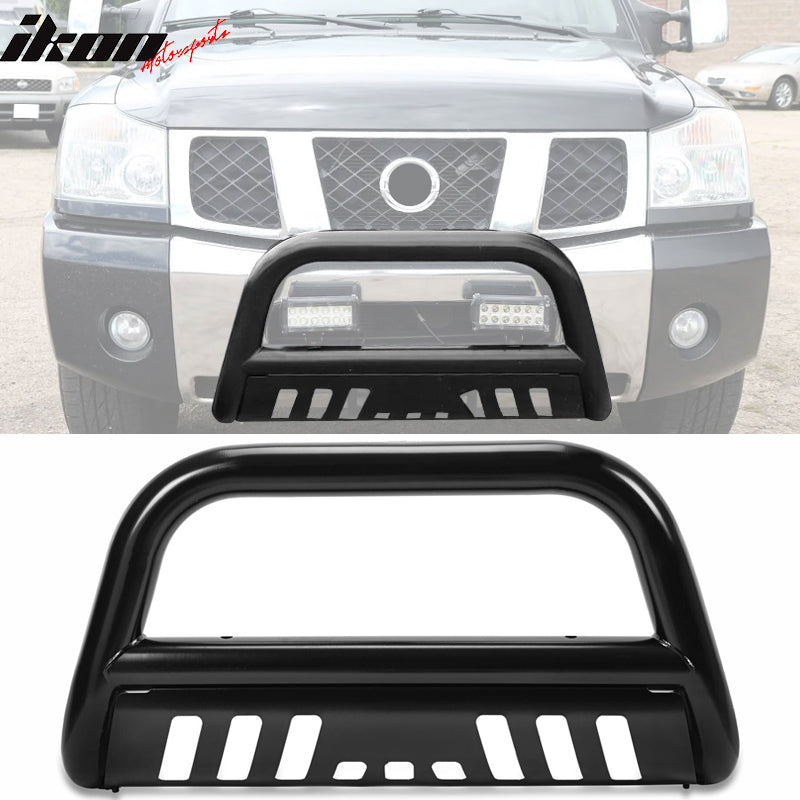 2004-2015 Nissan Titan & 2005-2015 Armada Bull Bar Brush Push Grille