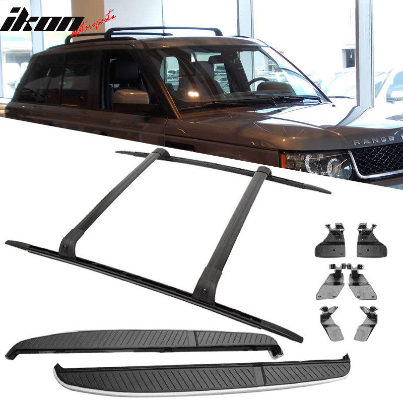 Fits 06-13 Range Rover Sports Running Board Side Step Bar + Roof Rack