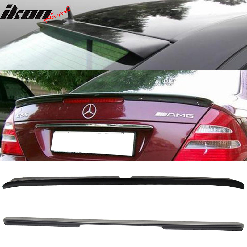 Fits 03-05 Benz W211 Trunk Spoiler & L Type Roof Wing UnABS