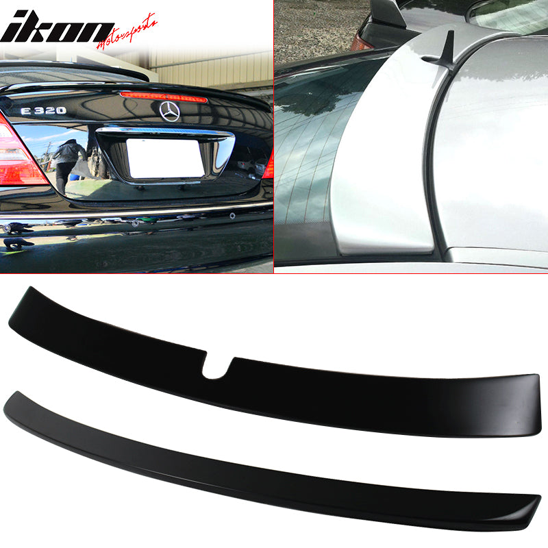 Fits 03-05 Benz W211 L Type Trunk Spoiler & Roof Wing ABS