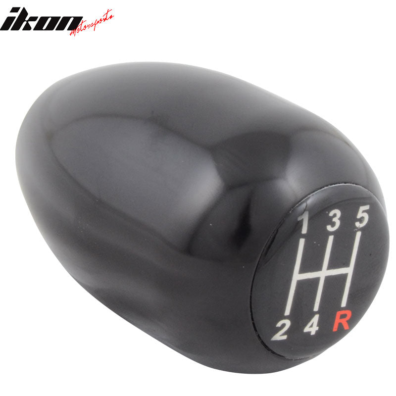 Universal Black M10 5-Speed MT Manual Type R Short Shift Knob Shifter Gear Boot