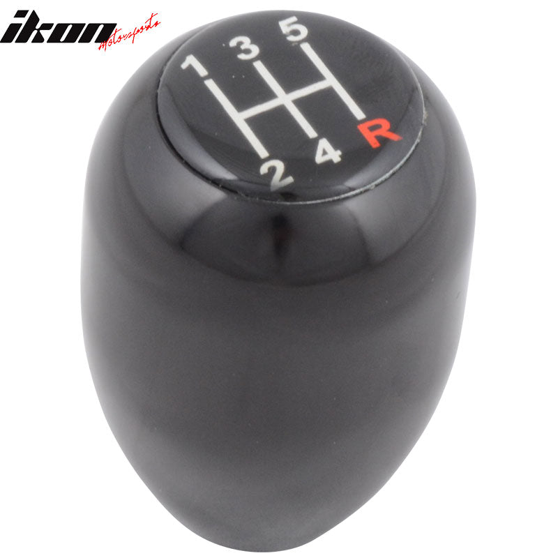 Universal Black M10 5-Speed MT Manual Type R Short Shift Knob Shifter Gear Boot