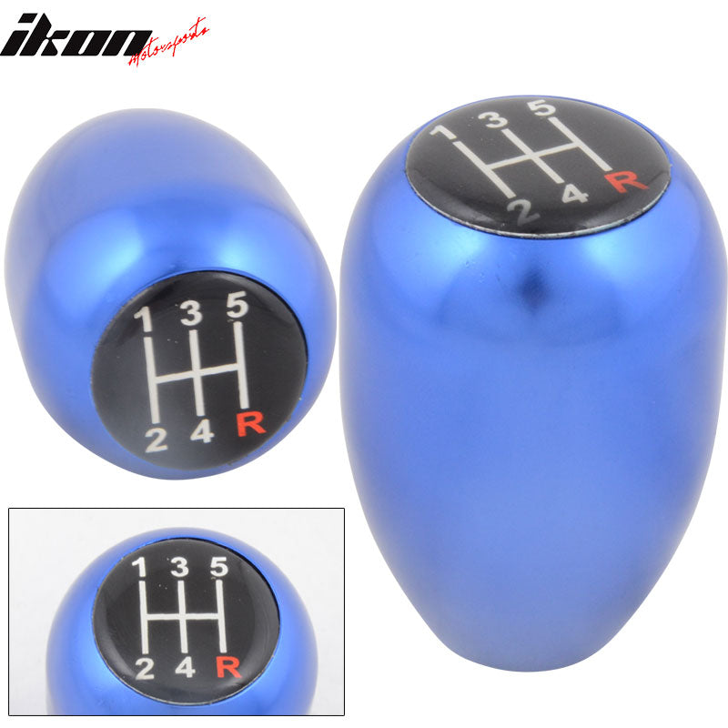 M12 X 1.75 Manual MT Transmission Blue T-R Gear Shift Knob Mustang