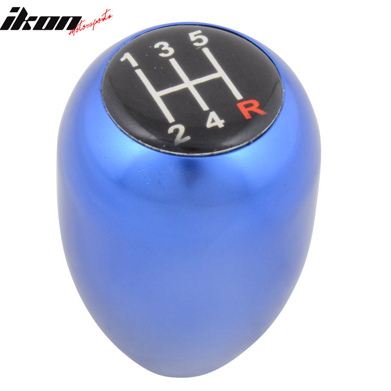 Universal Blue M12 5 Speed Manual JDM Type R Short Shift Knob Shifter Gear Boot