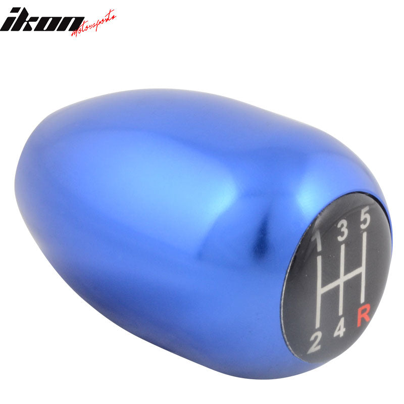 Universal Blue M12 5 Speed Manual JDM Type R Short Shift Knob Shifter Gear Boot