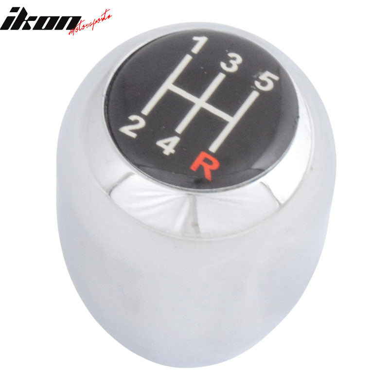 Manual MT Transmission 5 Speed Chrome Gear Shift Knob Compatible With Miata MX-3 MX-6