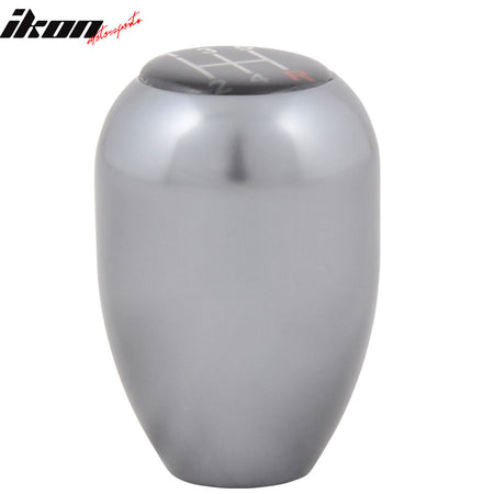 Universal Gunmetal M10 5 Speed Manual Type R Short Shift Knob Shifter Gear Boot