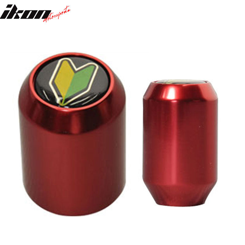 Red M8X1.25MM MT Gear Shift Knob Interior Selector Leve & BD Logo Badge