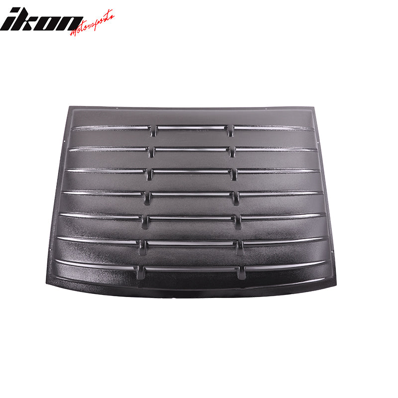 Fits 05-14 Ford Mustang Rear + Side Window Louver 3 Vents Quarter ABS