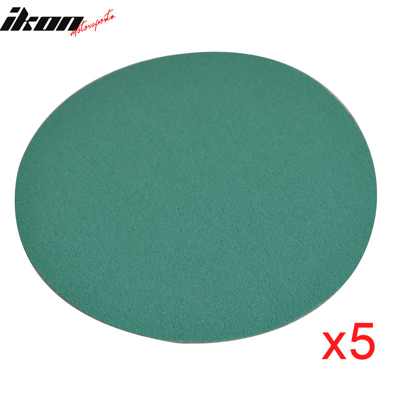 50PC 5" Wet Dry No Hole Sand Paper Disc 100 Grit Repair Sandpaper