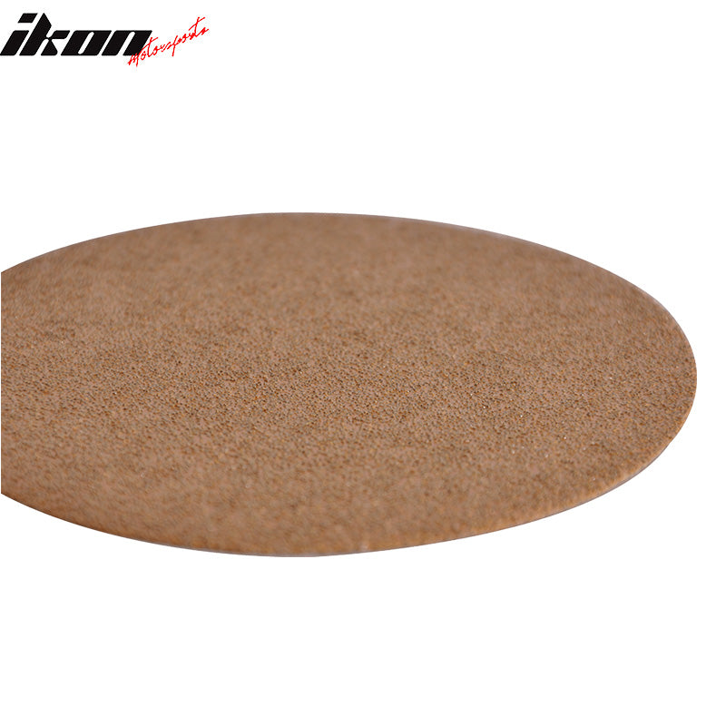 Dry 5 Inch No Hole Sand Paper Disc 60 Grit Auto Repair Sanding Sandpaper 50PC