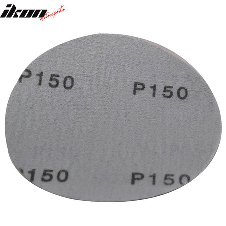 Wet Dry 5 Inch No Hole Sand Paper Disc 150 Grit Auto Repair Sandpaper 100PC