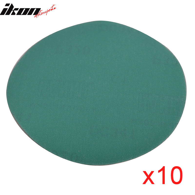 100PC 5" Wet Dry No Hole Sand Paper Disc 320 Grit Repair Sandpaper