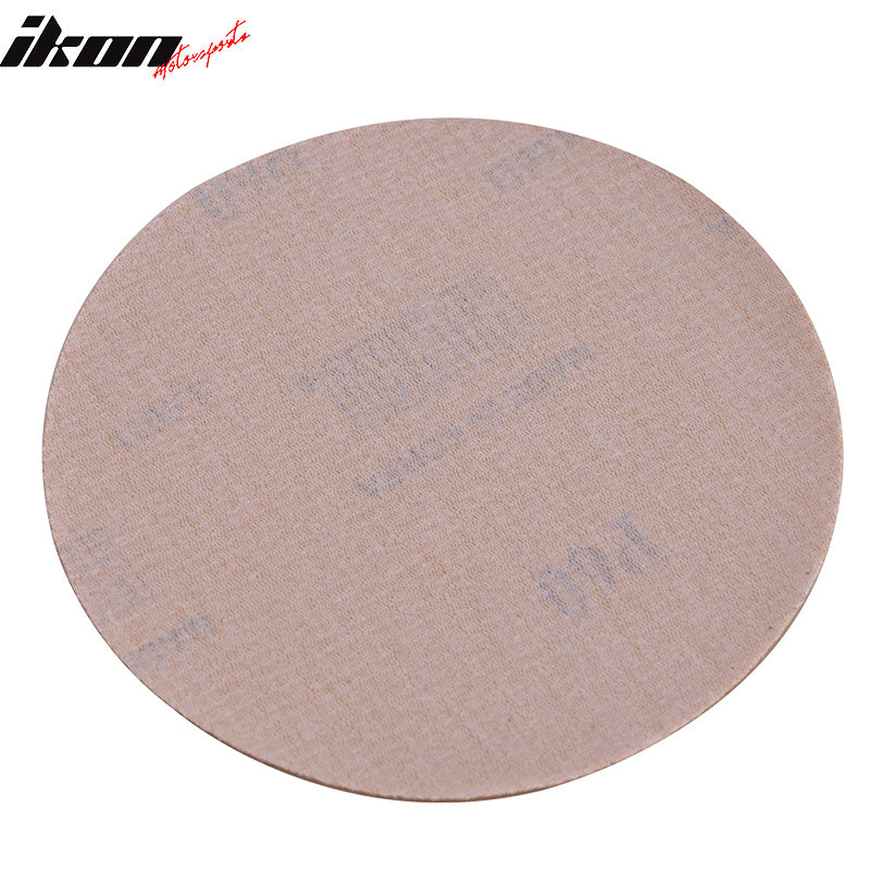 Dry 5 Inch No Hole Sand Sanding Paper 60 Grit Auto Repair Sanding Disc 100PC