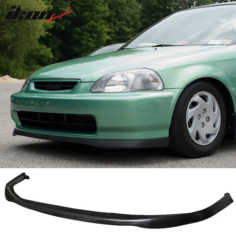 Compatible With 1996-1998 Honda Civic 2Dr/4Dr SIR Front + Rear Bumper Lip