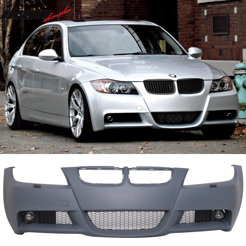 2006-2008 BMW E90 M-T Msport Black Front Bumper Cover Fog Light PP