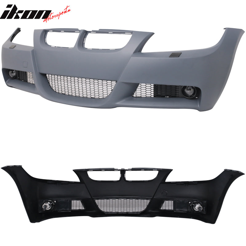 Fits 06-08 BMW E90 M-T Msport Front Bumper Cover Replacement + Fog Lights