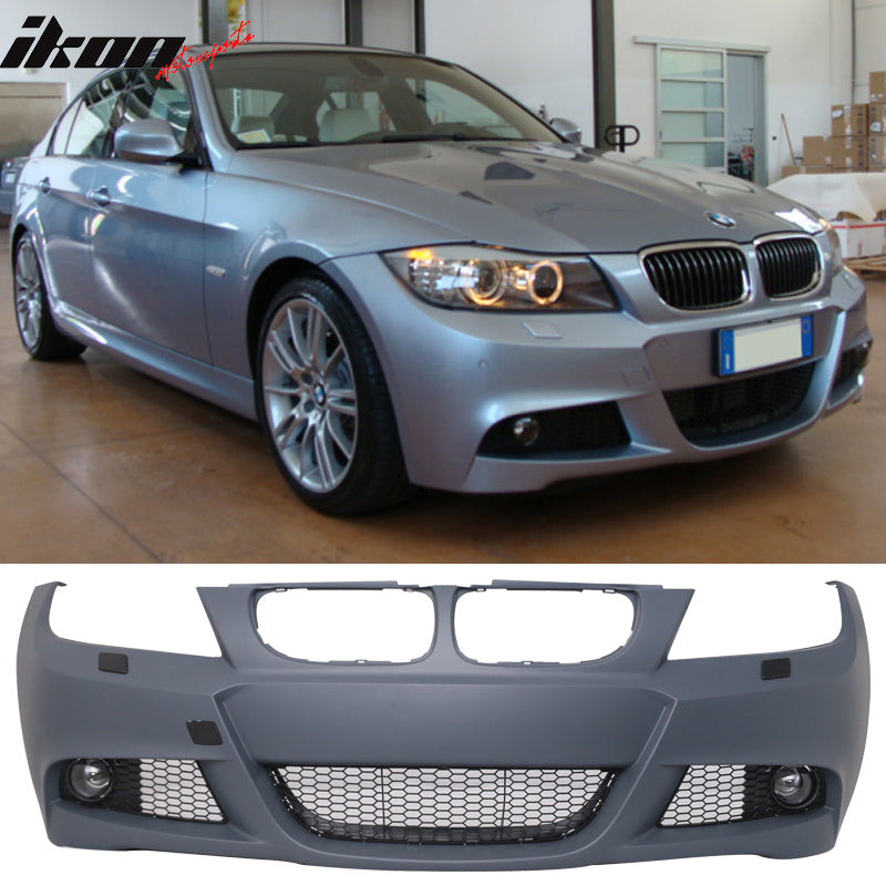 2009-2011 BMW E90 LCI M-T Msport Front Bumper Cover Fog Lights Pair PP