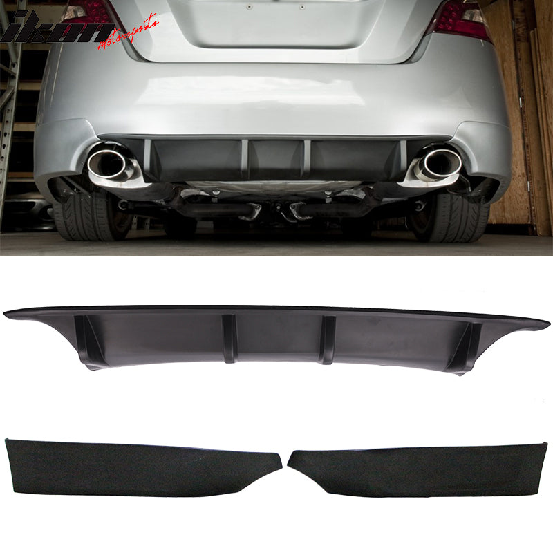 Fits 09-15 Nissan Maxima ST Rear Under Diffuser Lip+Bumper Apronss