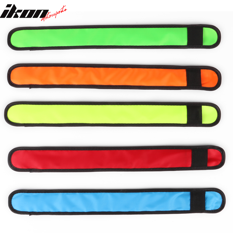 LED Slap Armband Lights Glow Safety Band for Night Running 35cm