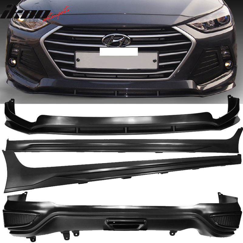 2017-2018 Hyundai Elantra SPW Full Lip Kit Exterior Package