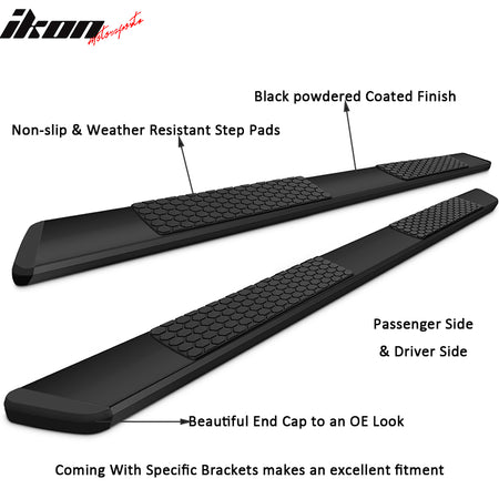 Fits 19-24 Ram 1500 Crew Cab Side Step Nerf Bars