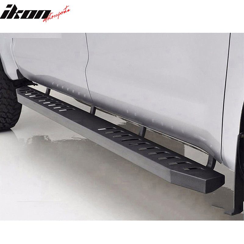 Fits 99-18 Silverado Sierra Extended Cab Side Step Rails Nerf Bars Running Board