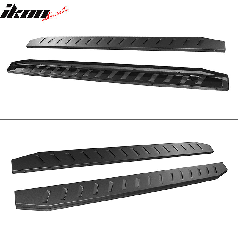 Fits 09-23 Dodge Ram Quad Cab Side Step Rails Nerf Bars Running Boards