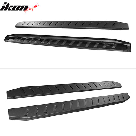 Fits 09-23 Dodge Ram Quad Cab Side Step Rails Nerf Bars Running Boards