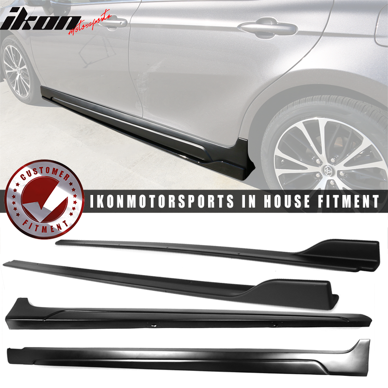 2018-2024 Toyota Camry IKON Matte Side Skirts & Rocker Panel