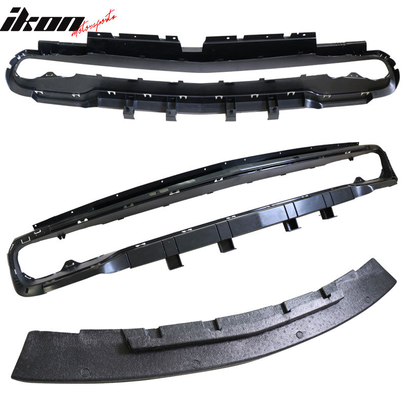 Fits 08-14 Dodge Challenger Front Bumper Cover & SRT Style Front Bumper Lip PP