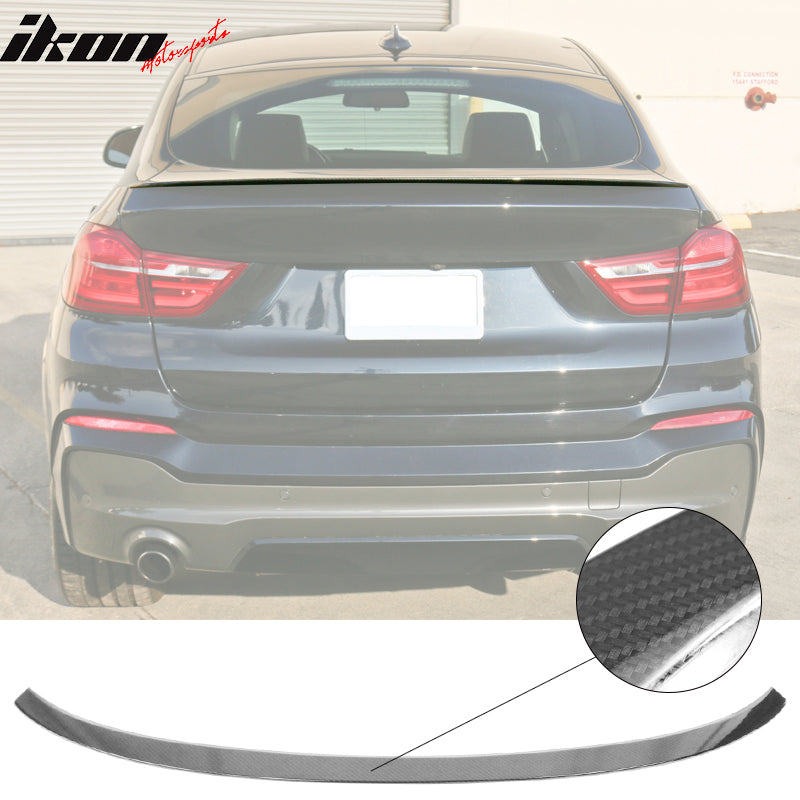 2014-2018 BMW F26 X4 P Trunk Spoiler CF Print