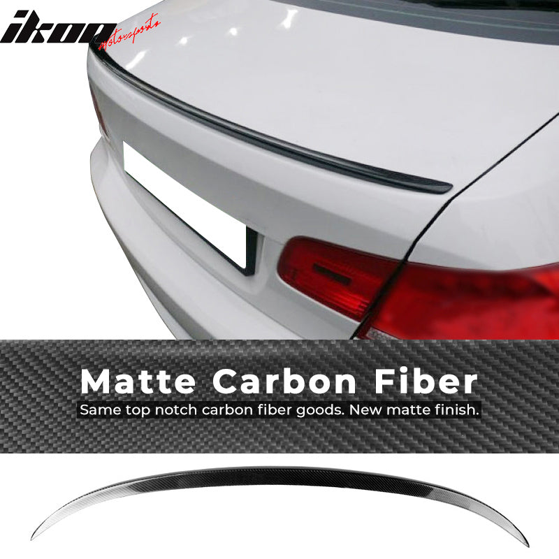 2007-2013 BMW 3 Series E93 M3 Style Trunk Spoiler Matte Carbon Fiber