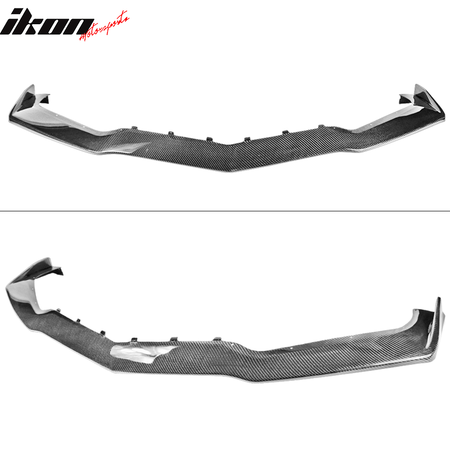 Fits 14-19 Chevy Corvette C7 Front Bumper Conversion + Carbon Fiber Splitter