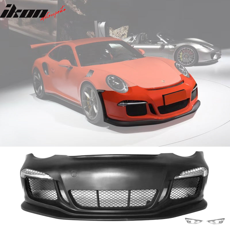 2005-2012 Porsche Carrera 911 997 to 991 GT3 RS Front Bumper w/ DRL