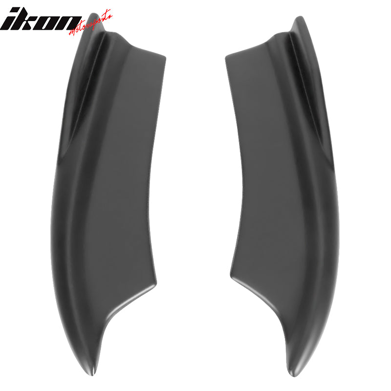 Fits 15-23 Dodge Charger SRT V2 Style Rear Diffuser & 2PC Side Apron Matte Black