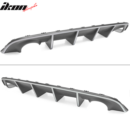 Fits 15-23 Dodge Charger SRT OE Style Rear Diffuser with Reflective Tape