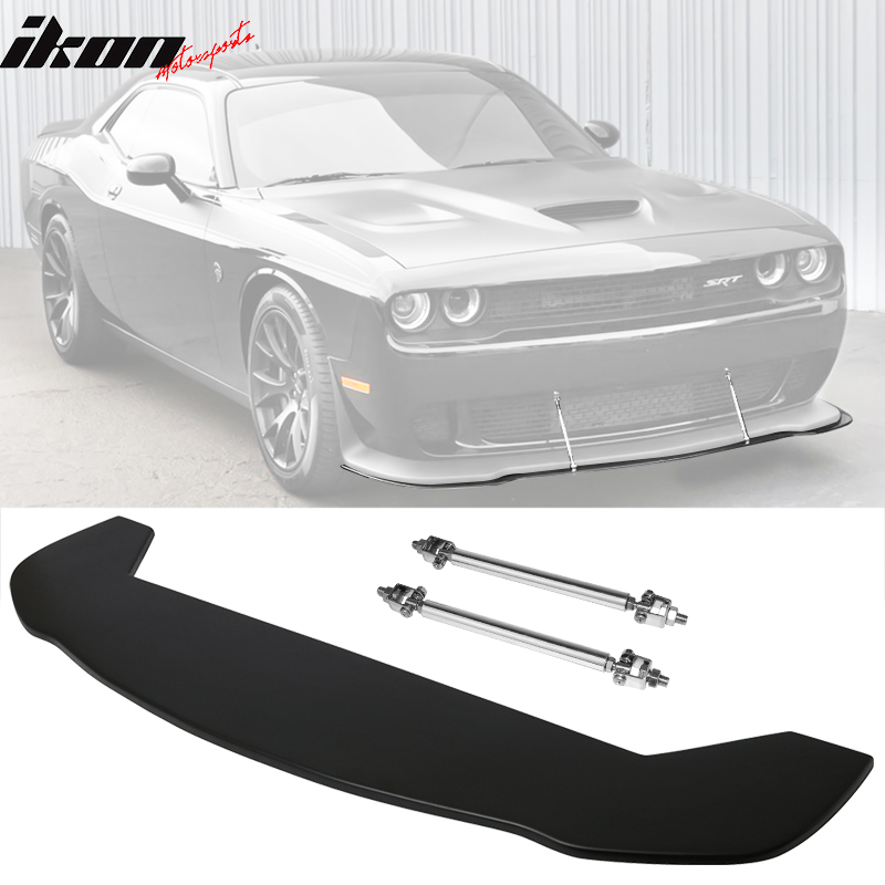 2015-2023 Dodge Challenger SRT Front Lip Splitter W/ Rods & Hardware